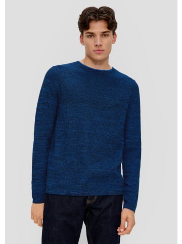 QS Strickpullover in 55W0_royalblau