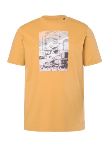 Men Plus Kurzarm T-Shirt in hellbraun