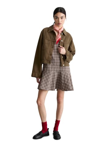 Marc O'Polo DENIM Oversize-Jeansjacke cropped in Hazelnut Brown