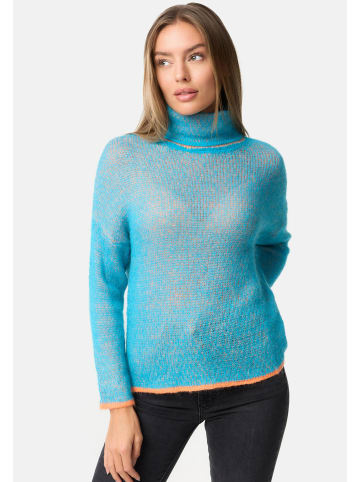 PM SELECTED Rollkragenpullover in Blau