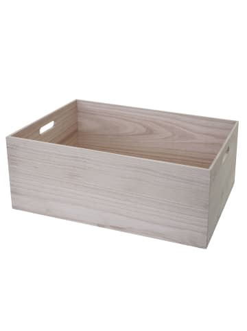 MCW Holzbox C20 im Shabby-Look, 60x40x24cm, naturbraun