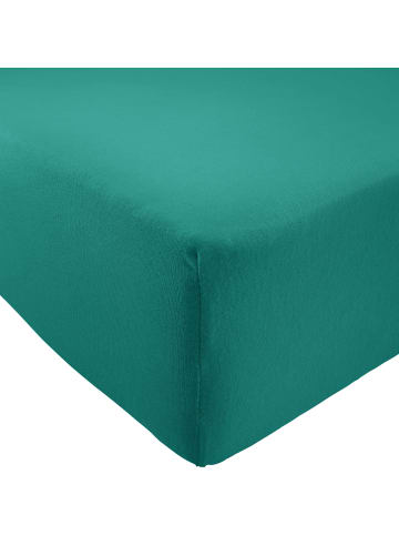 REDBEST Single-Jersey Spannbettlaken Pittsburgh in petrol