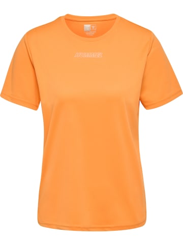 Hummel Hummel T-Shirt Hmlte Multisport Damen Schnelltrocknend in BLAZING ORANGE