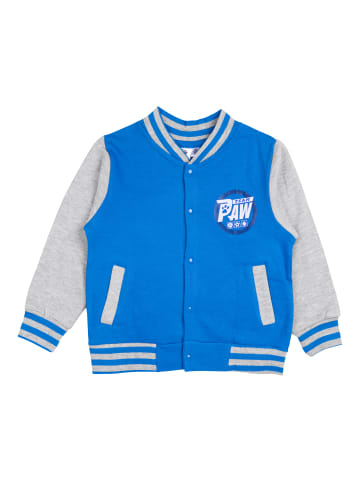 United Labels Paw Patrol Collegejacke - Play patrol Baseball Retro Jacke in blau/grau