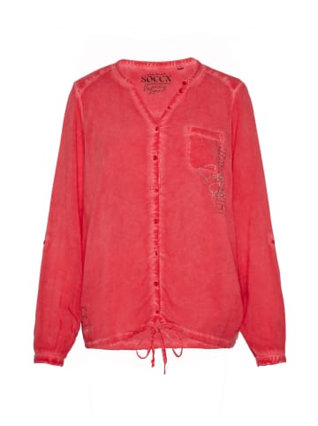 soccx Bluse 'Memory Lane' in rot