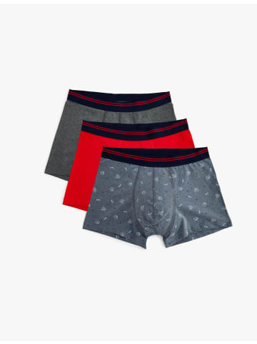 KOTON Boxer in Blau Melange