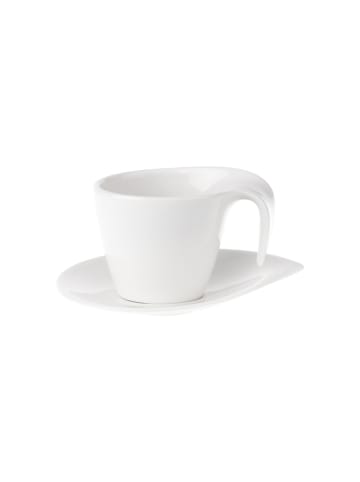 Villeroy & Boch Kaffeetasse mit Untertasse Flow 200 ml in weiß