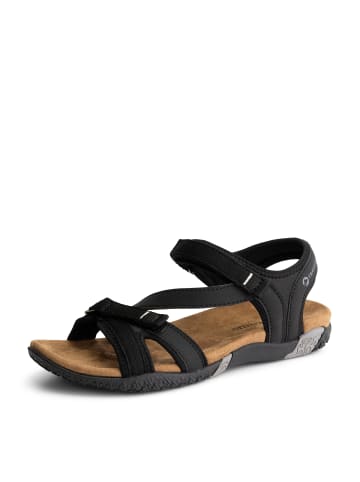 TRAVELIN' Helsem Sandal in Schwarz