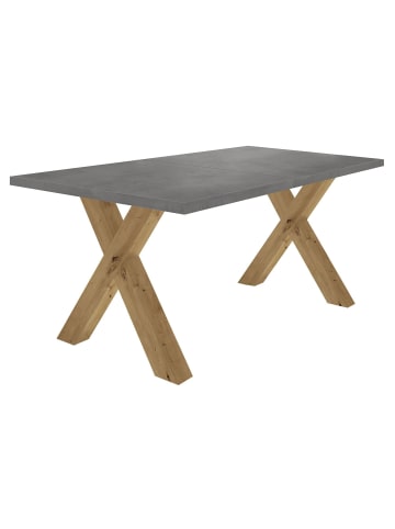 58 aufm Kessel ESSTISCH ausziehbar Eike 1 160 x 90 x 75 Esszimmertisch Asteiche/Graphit