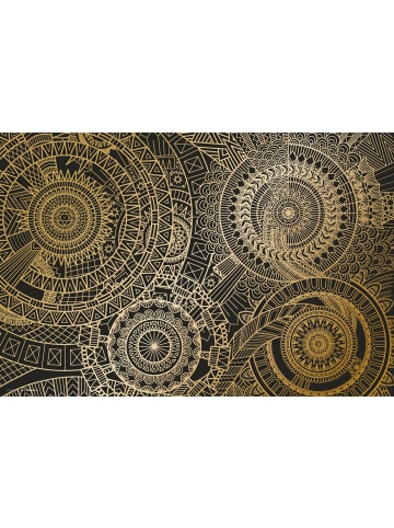 Cover-your-desk.de  Schreibtischunterlage – “Mandala gold-schwarz“ (L)60 x (B)40 