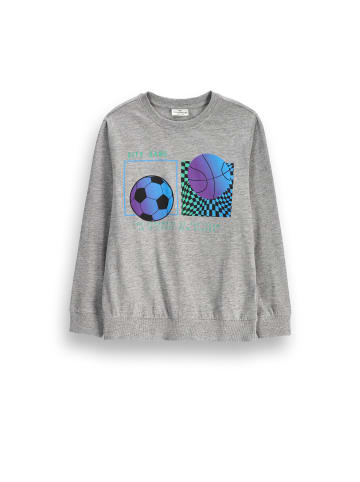 Langarmshirt in grau