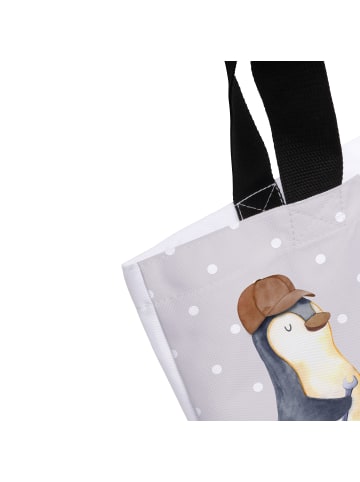 Mr. & Mrs. Panda Tote Bag Wenn Papa es nicht reparieren kann, si... in Grau Pastell