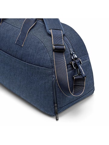 Reisenthel travelling overnighter plus - Reisetasche in herringbone dark blue