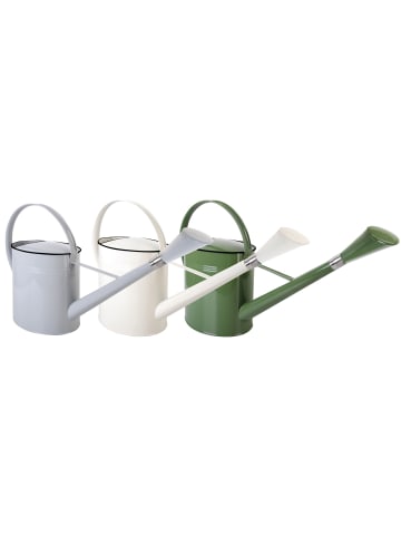 Esschert Design 5er-Set: Gießkanne in grau | weiß | grün