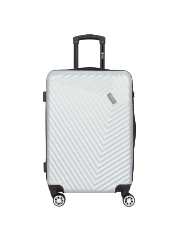 mano Don Carlo 4-Rollen Trolley 67 cm in silber