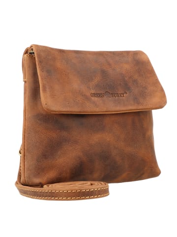 Greenburry Vintage Umhängetasche Leder 25 cm brown