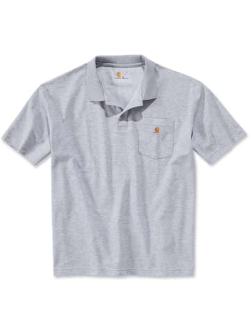 CARHARTT Polo "Work Pocket K570" in Grau