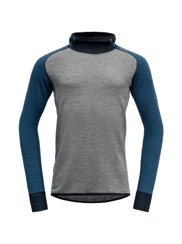 DEVOLD M KVITEGGAMERINO 230 HOODIE in Anthrazit