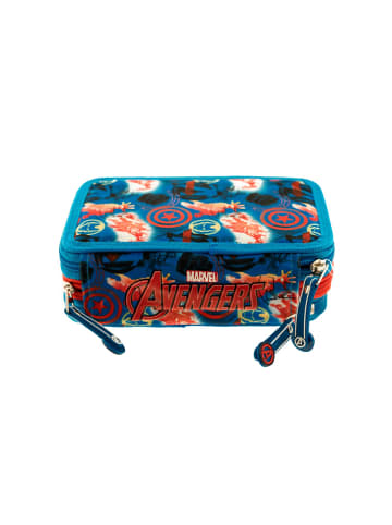 Marvel Marvel Federmappe Kinder-Etui Avengers Etui mit Inhalt in Blau