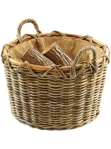 kobolo Kaminholzkorb FIREW 29292-23 in Grau