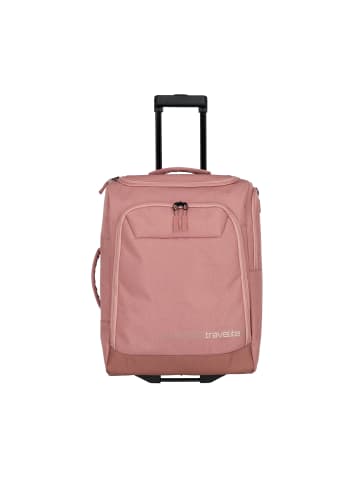 travelite Reisetasche mit Rollen Kick Off Rollenreisetasche S in Rosé