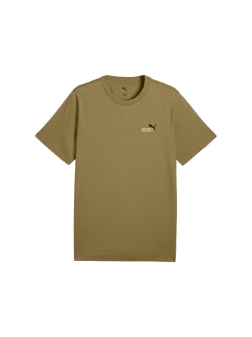 Puma T-Shirt 'GRAPHICS 2 COLOR SMALL NO 1 LOGO' in braun