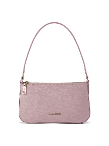 Lazarotti Bologna Leather Pochette Schultertasche Leder 22 cm in rose