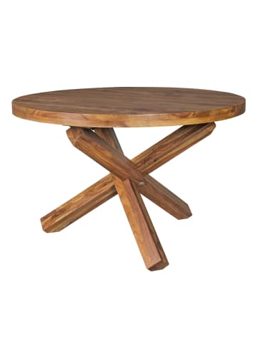 KADIMA DESIGN Design Esszimmertisch BOHA rund Ø 120 cm x 75 cm Massiv-Holz in Massivholz