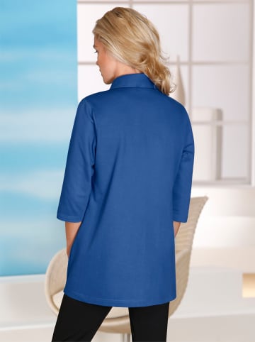 Sieh an! Longshirt in royalblau