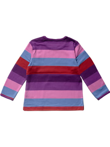 Villervalla Langarmshirt Streifen in lila