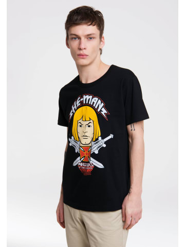 Logoshirt T-Shirt He-Man - Face in schwarz