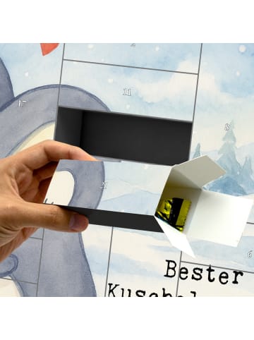 Mr. & Mrs. Panda Befüllbarer Adventskalender Pinguin Bester Kusc... in Weiß