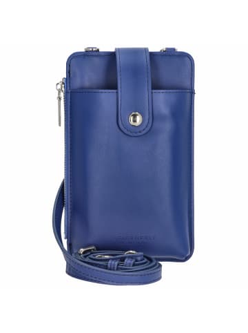 Seidenfelt Medja - Handytasche 18 cm in galactic blue