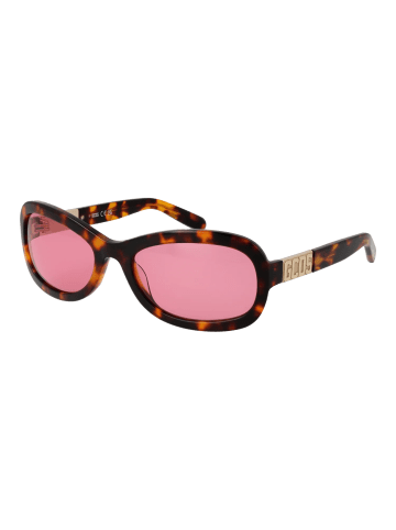 GCDS Unisex Sonnenbrille Oval Braun