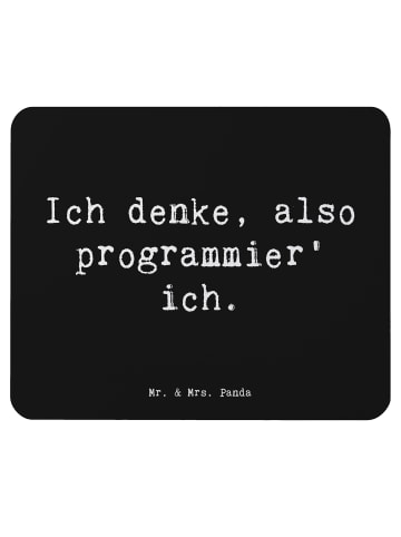 Mr. & Mrs. Panda Mauspad Spruch Denker Softwareentwickler mit Sp... in Schwarz