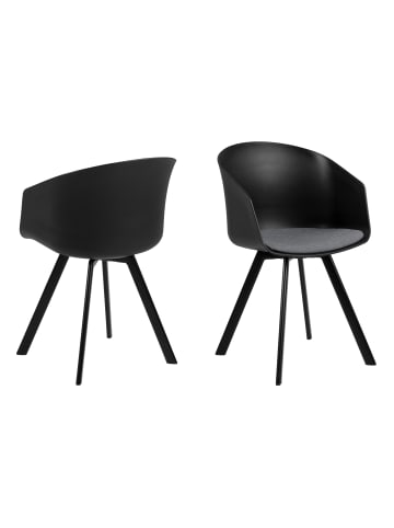 ebuy24 Esszimmerstuhl Momo Grau 2er Set