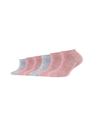 camano Sneakersocken 6er Pack ca-soft in chalk pink melange