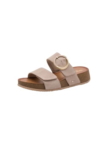 Tamaris Comfort-Ledersandalen Beige