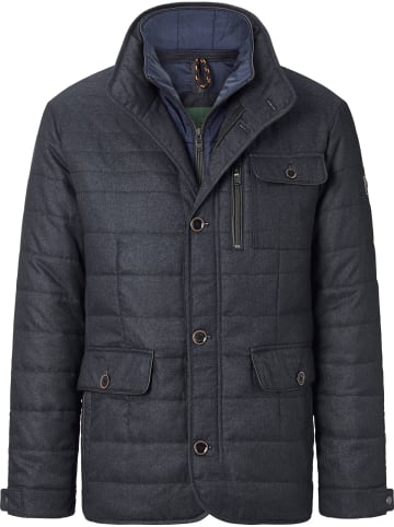 Charles Colby Steppjacke EARL JOSHUA in dunkelblau melange