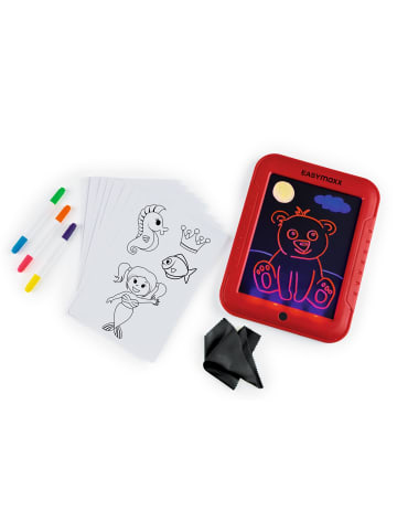 EASYmaxx Malpad Magic Glow 20-tlg. 4,5V rot  rot