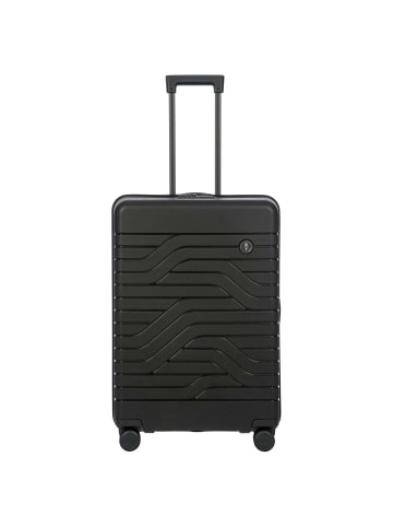 BRIC`s BY Ulisse - 4-Rollen-Trolley 71 cm erw. (grau) in schwarz