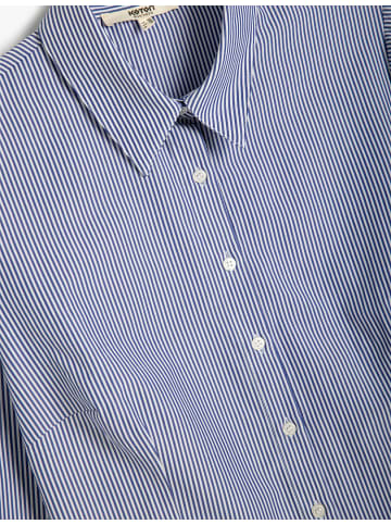 KOTON Shirt in Marineblau Gestreift