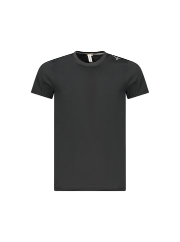 ACCADEMIA MILITARE Schwarz Herren T-Shirt aus Baumwolle