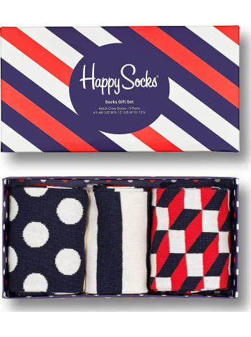 Happy Socks 3er Pack 3-pack Classic Navy Socks Gift Set Socken