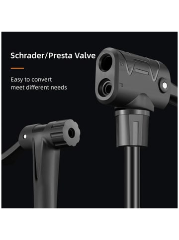 Rockbros Rockbros 42510001001 Standfahrradpumpe