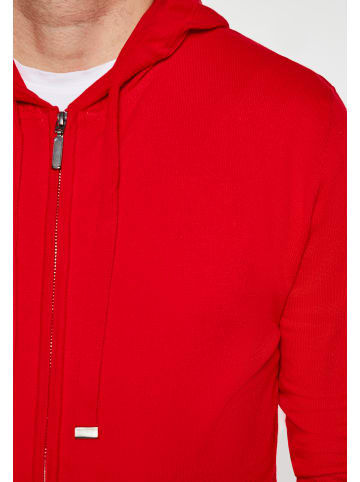 boline Herren Cardigan in ROT