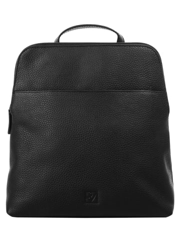 Bodenschatz Rucksack echt Leder in schwarz