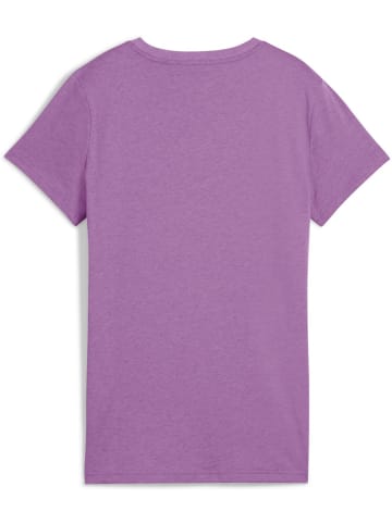 Puma T-Shirt "ESS No.1 Logo Heather Tee" in Lila