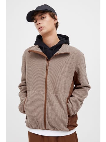 North Bend Fleecejacke NBHelgo M in Braun