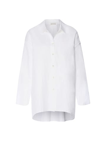 Hanro Langarmbluse White Essentials in white